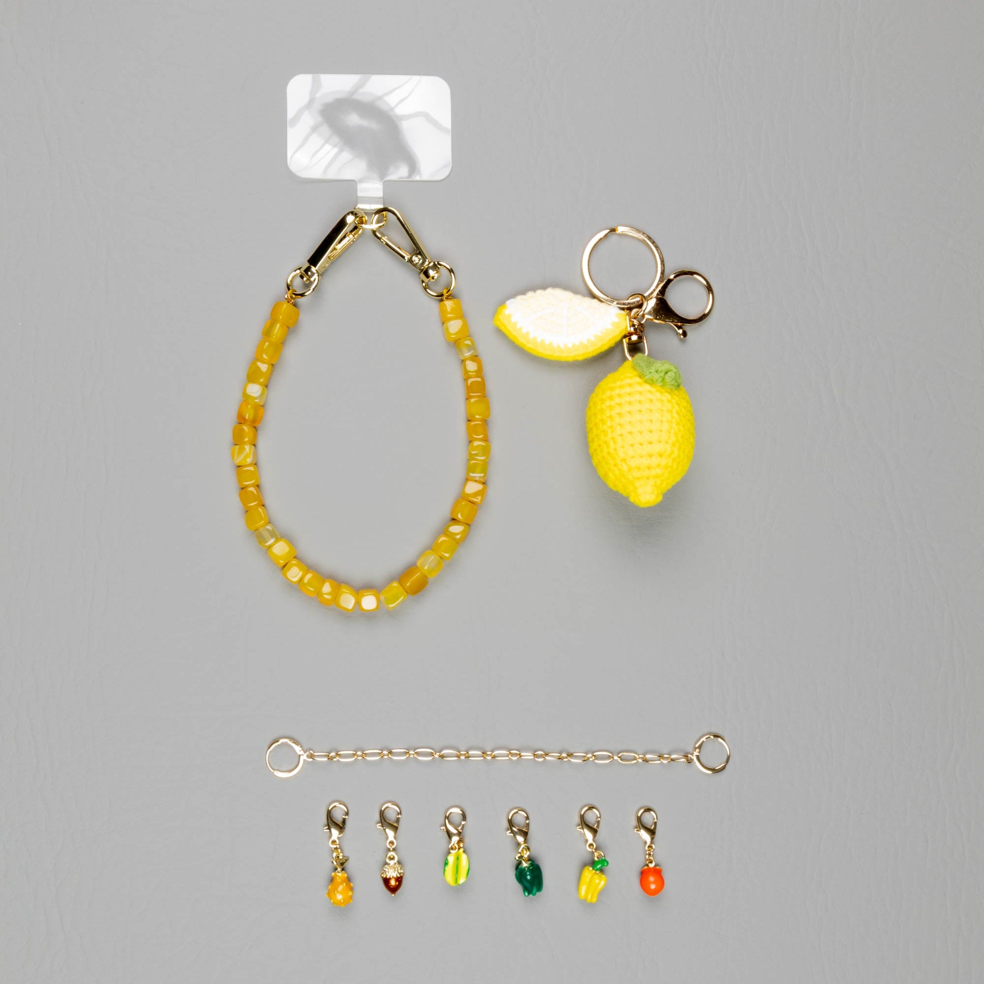 Fruit Daydream · Charm Trio — Phone, Bag & Shoe Charm Set