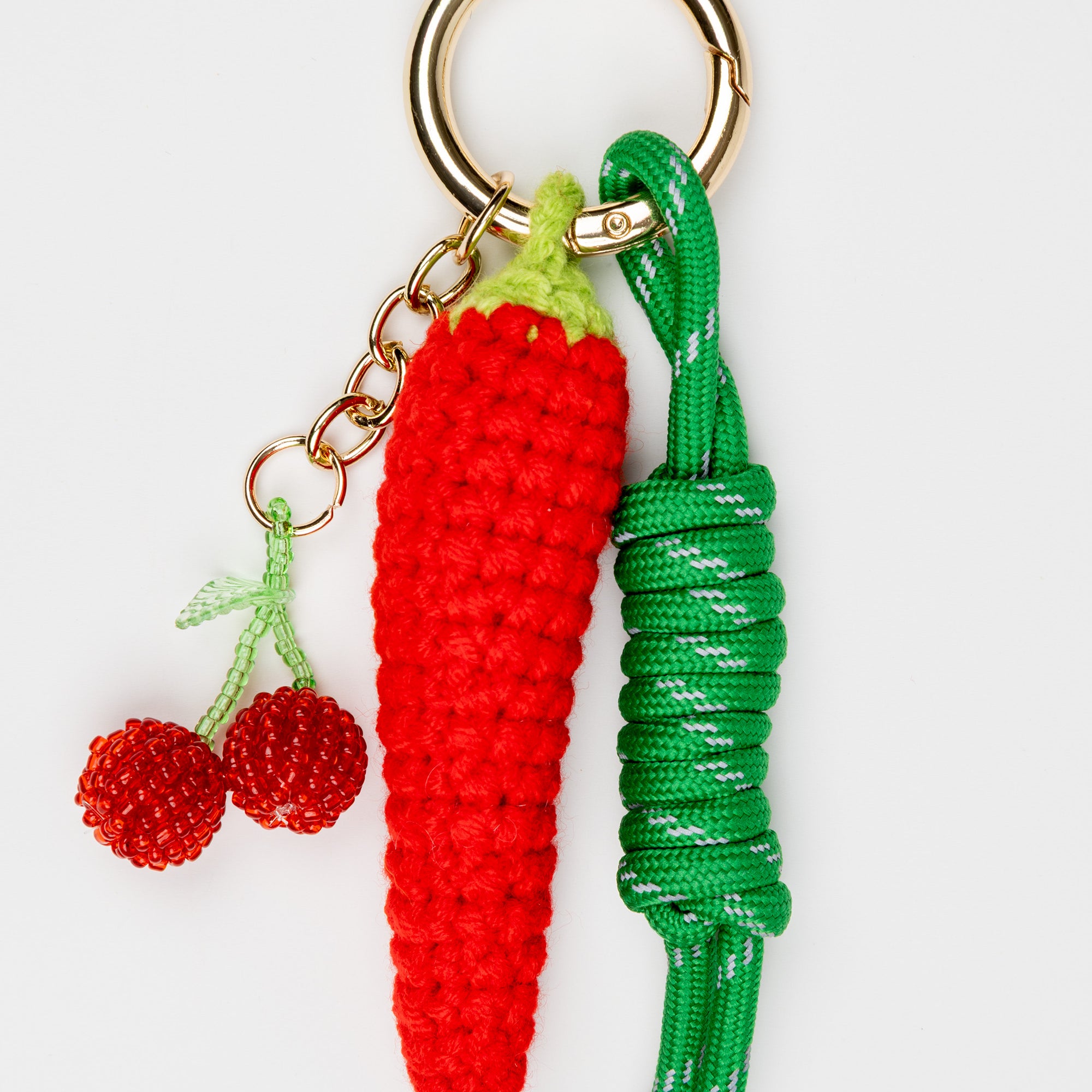 Hot & Cherry Bag Charm