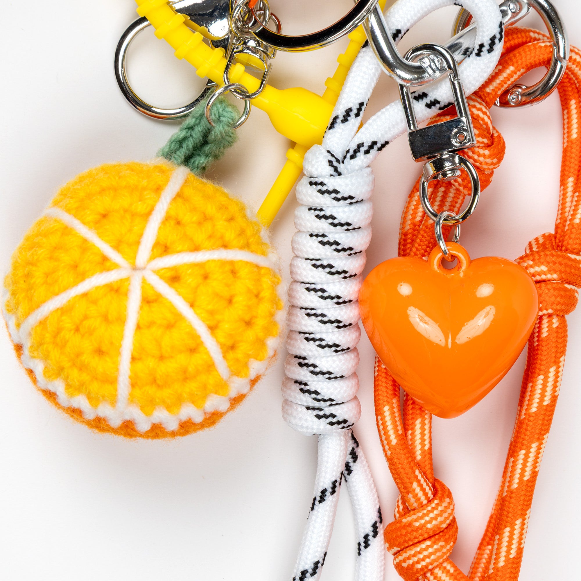 Orange Mood Booster Bag Charm