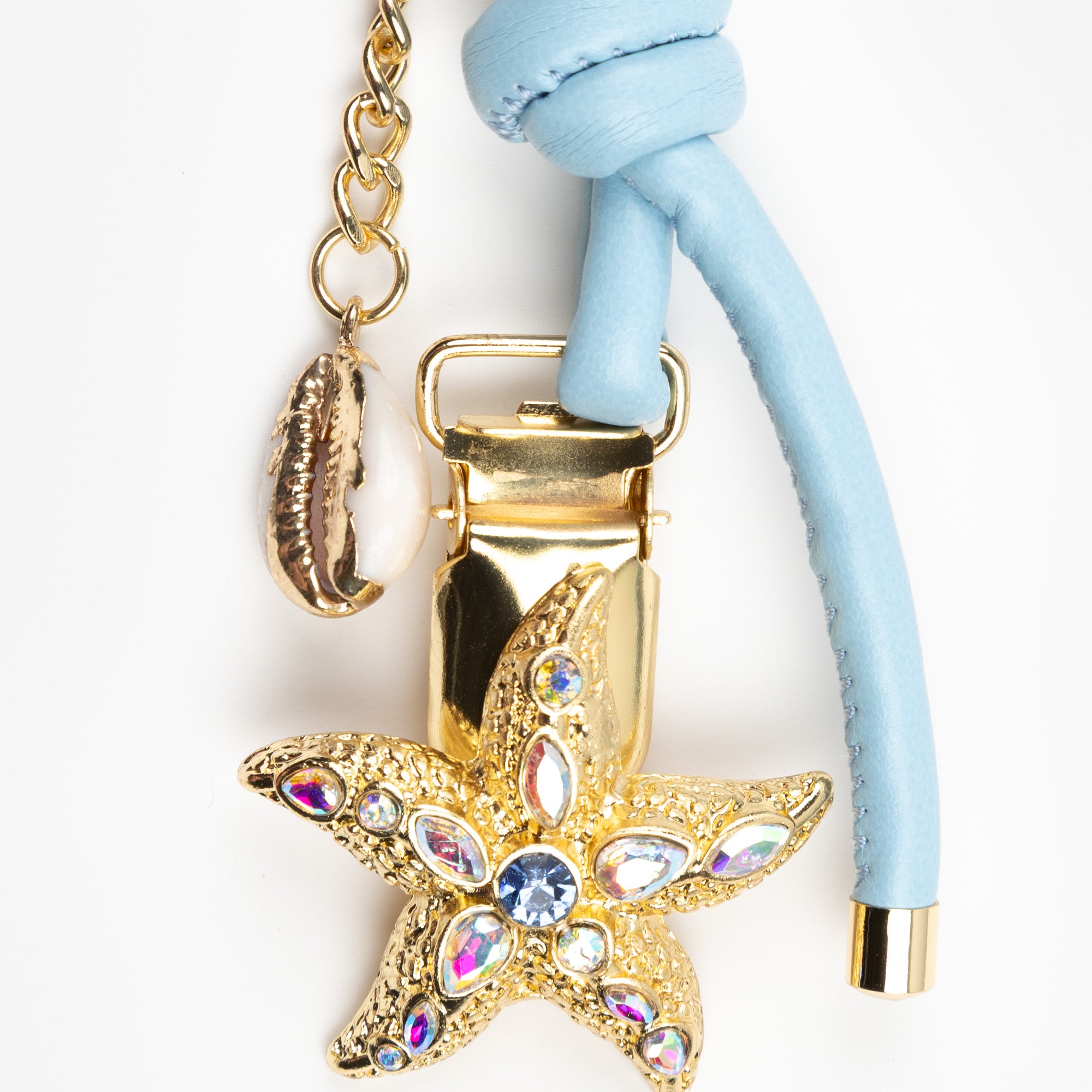 Blue Tide Shimmer Bag Charm