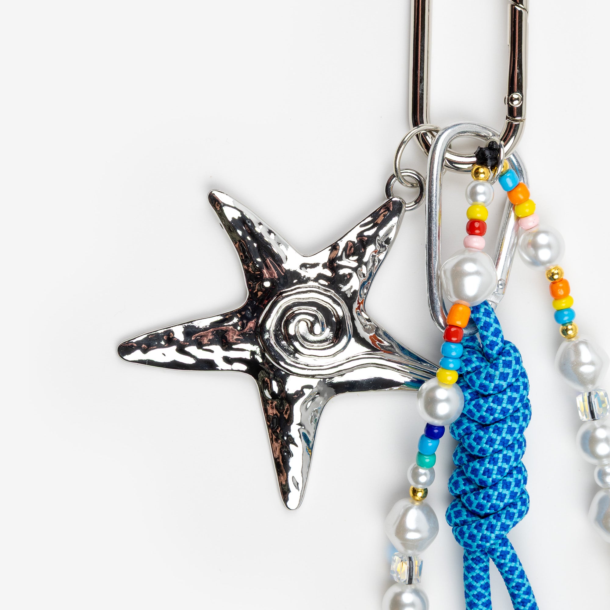 Silver Ocean Rebel Bag Charm
