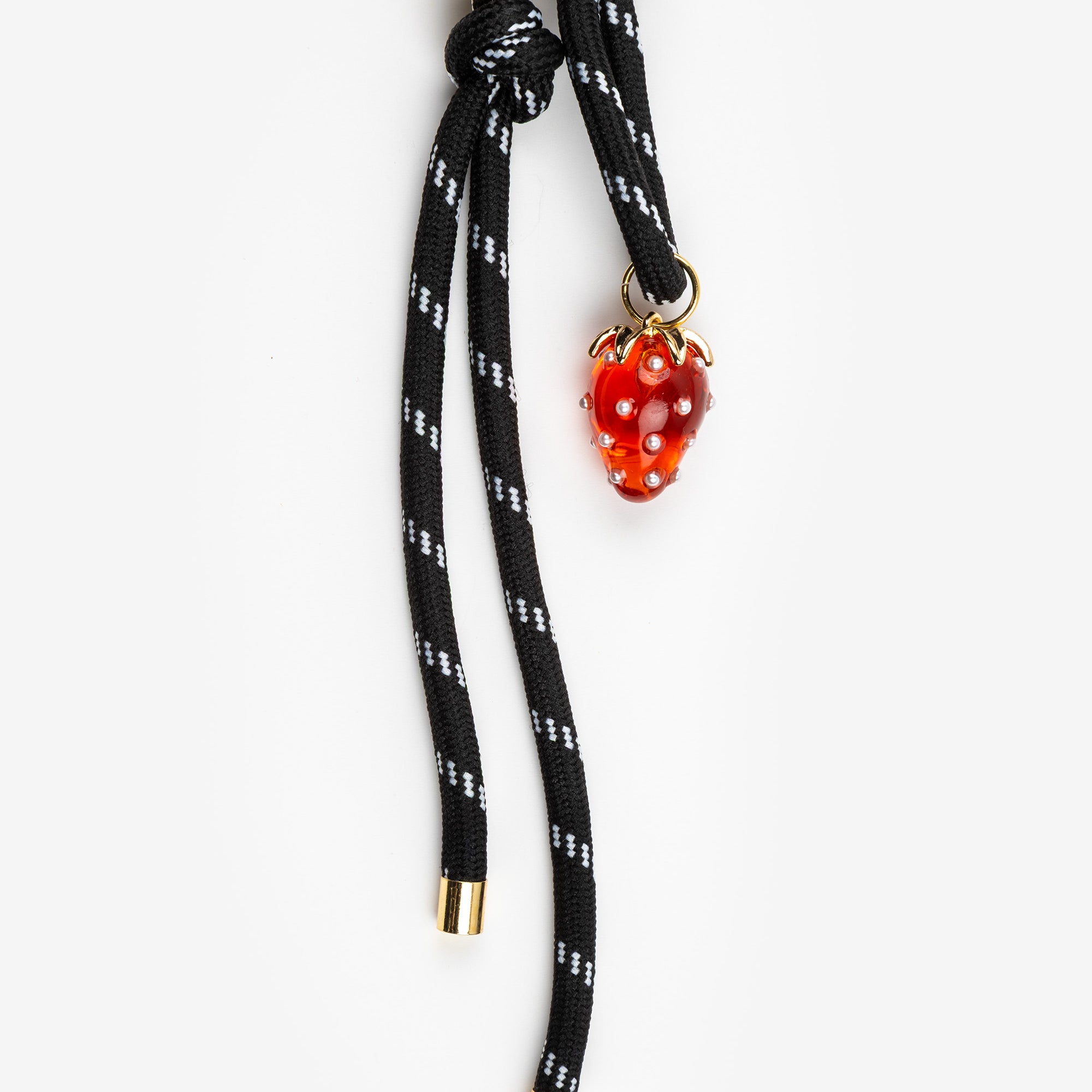 Midnight Strawberry Swing Bag Charm