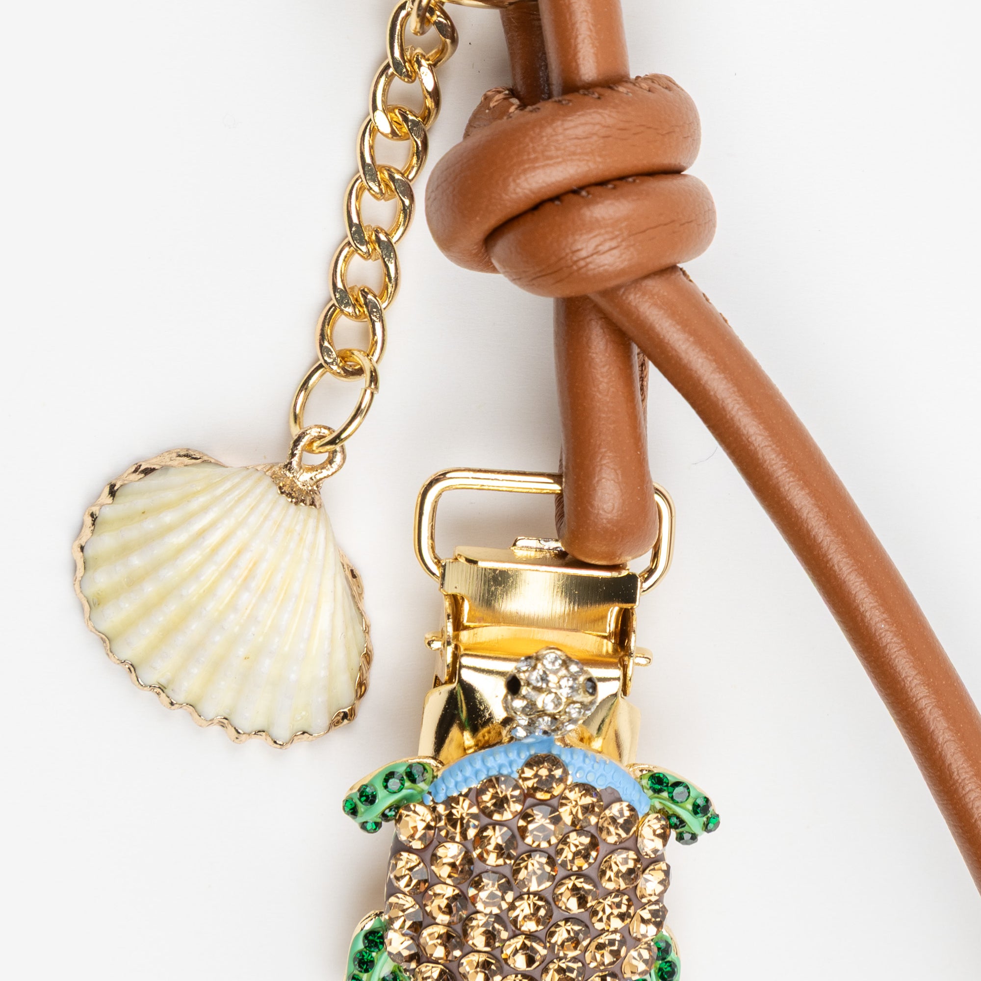 Beachy Turtle Spark Bag Charm