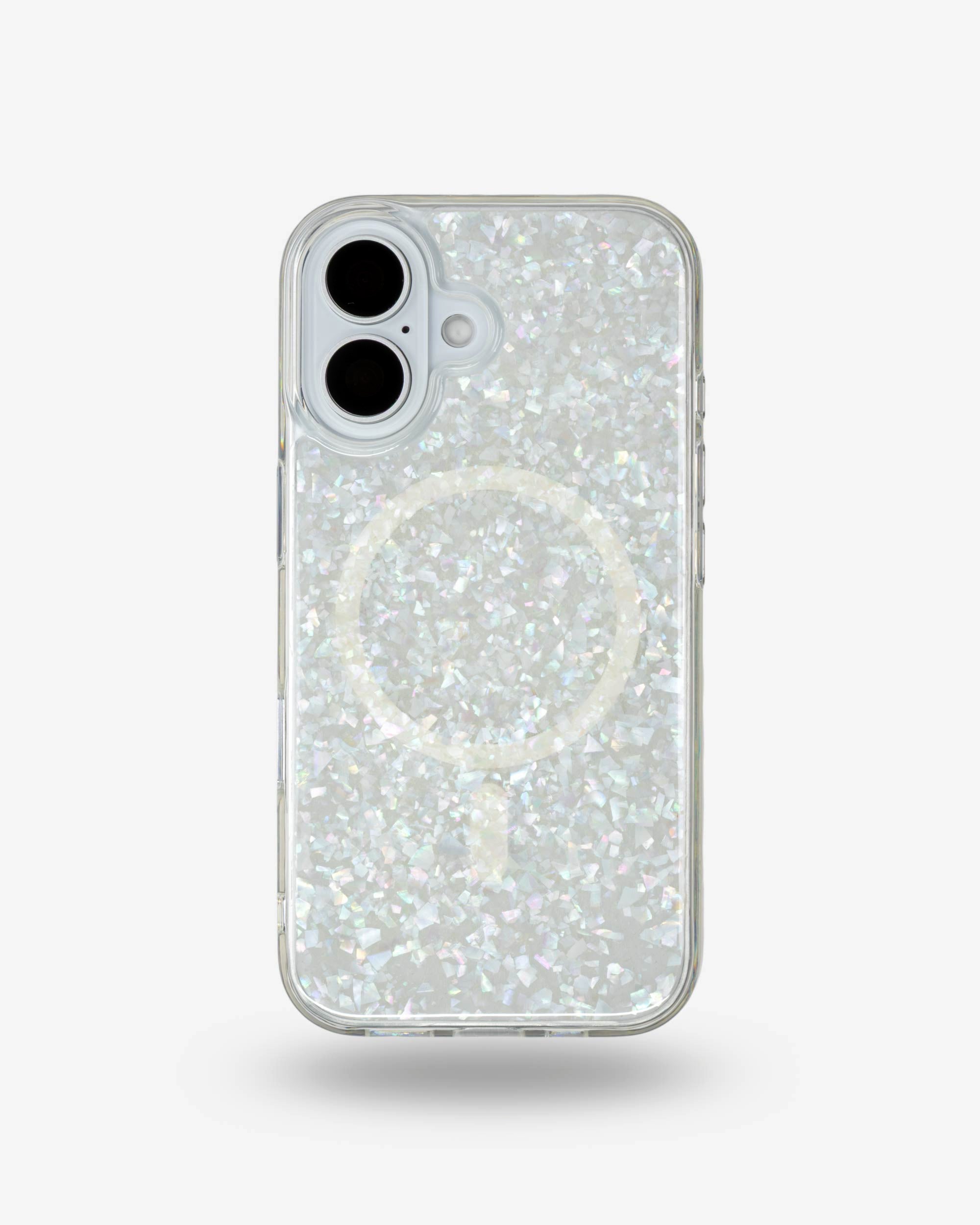 Snow Pearl iPhone Case, iPhone 16