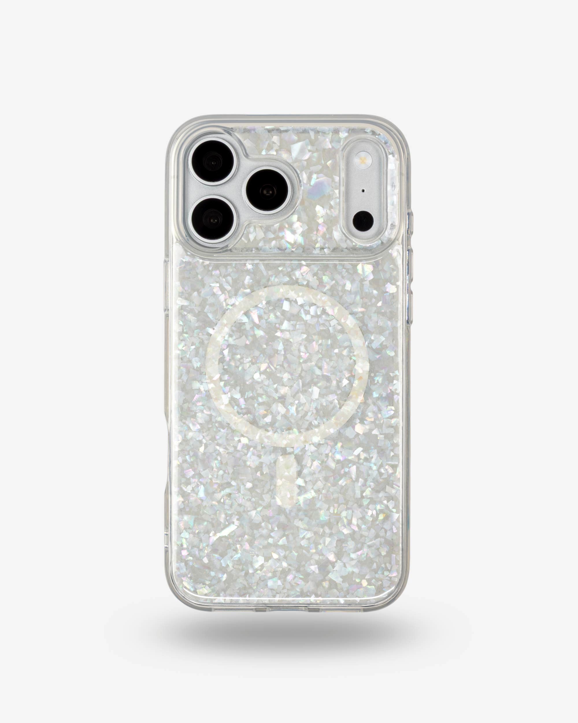 Snow Pearl iPhone Case, iPhone 17 Pro Max