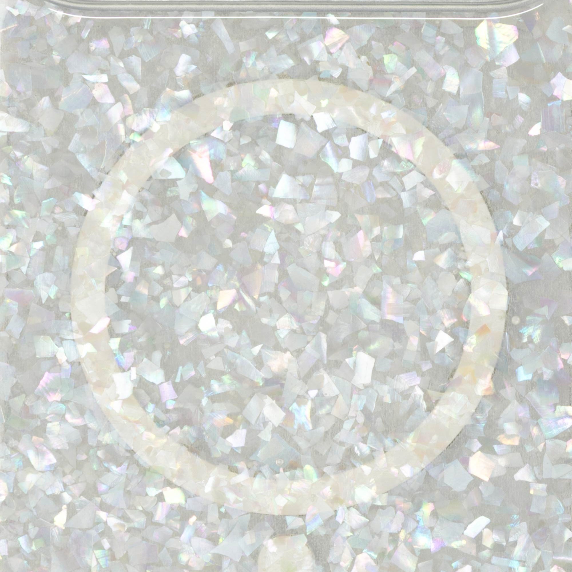 Snow Pearl iPhone Case, close-up of the finish