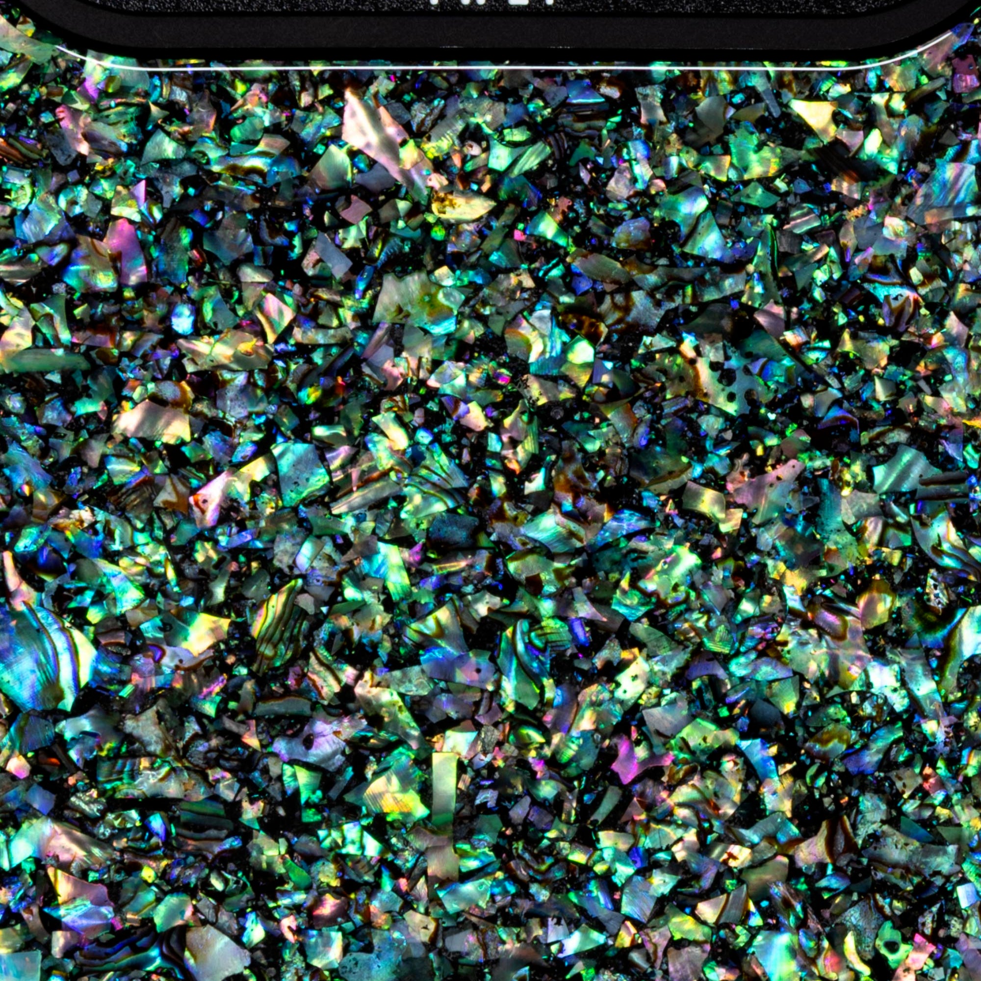 Abalone Pearl iPhone Case, close-up of the finish