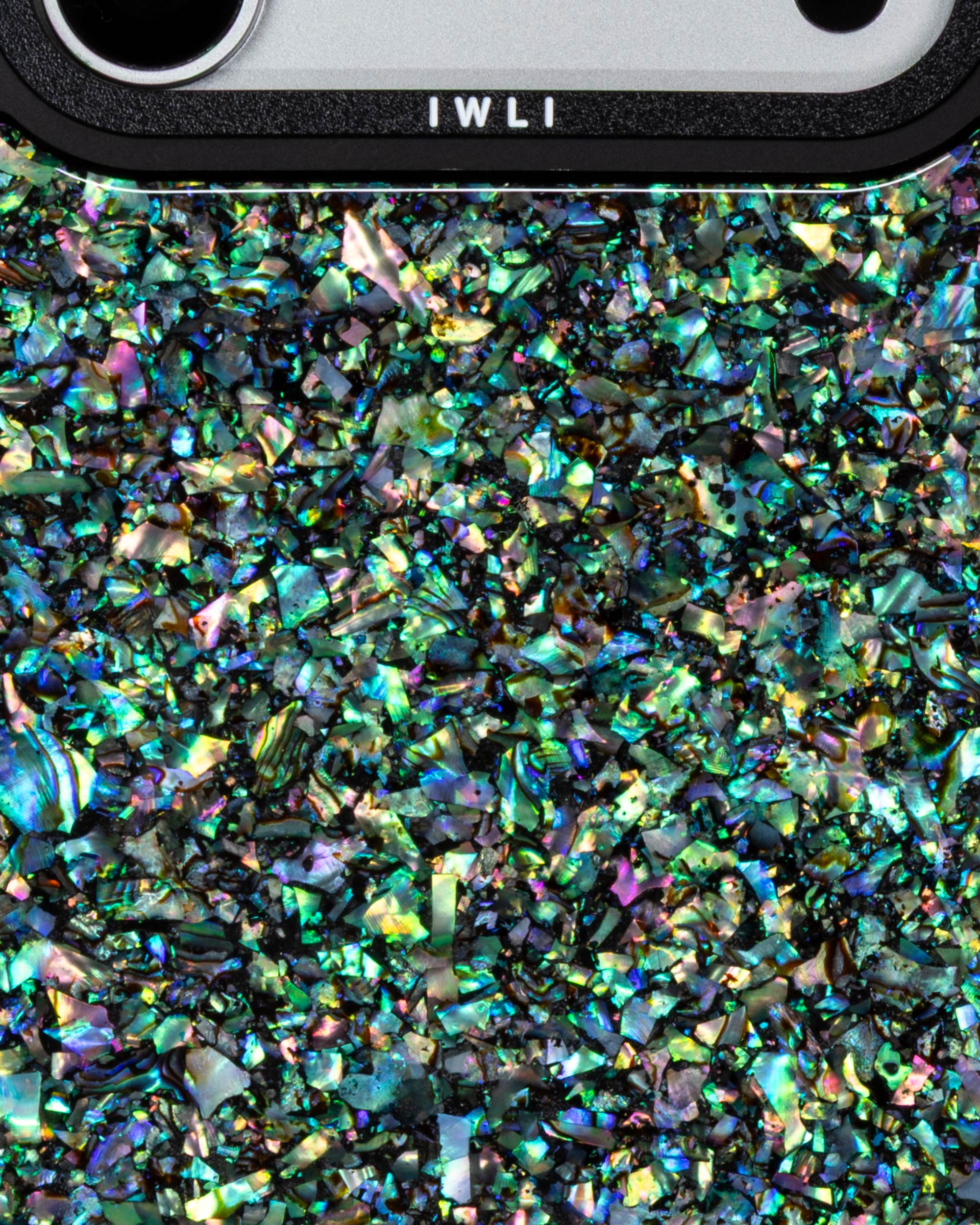 Abalone Pearl iPhone Case, close-up of the finish