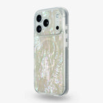 Opal Pearl iPhone Case, left side view
