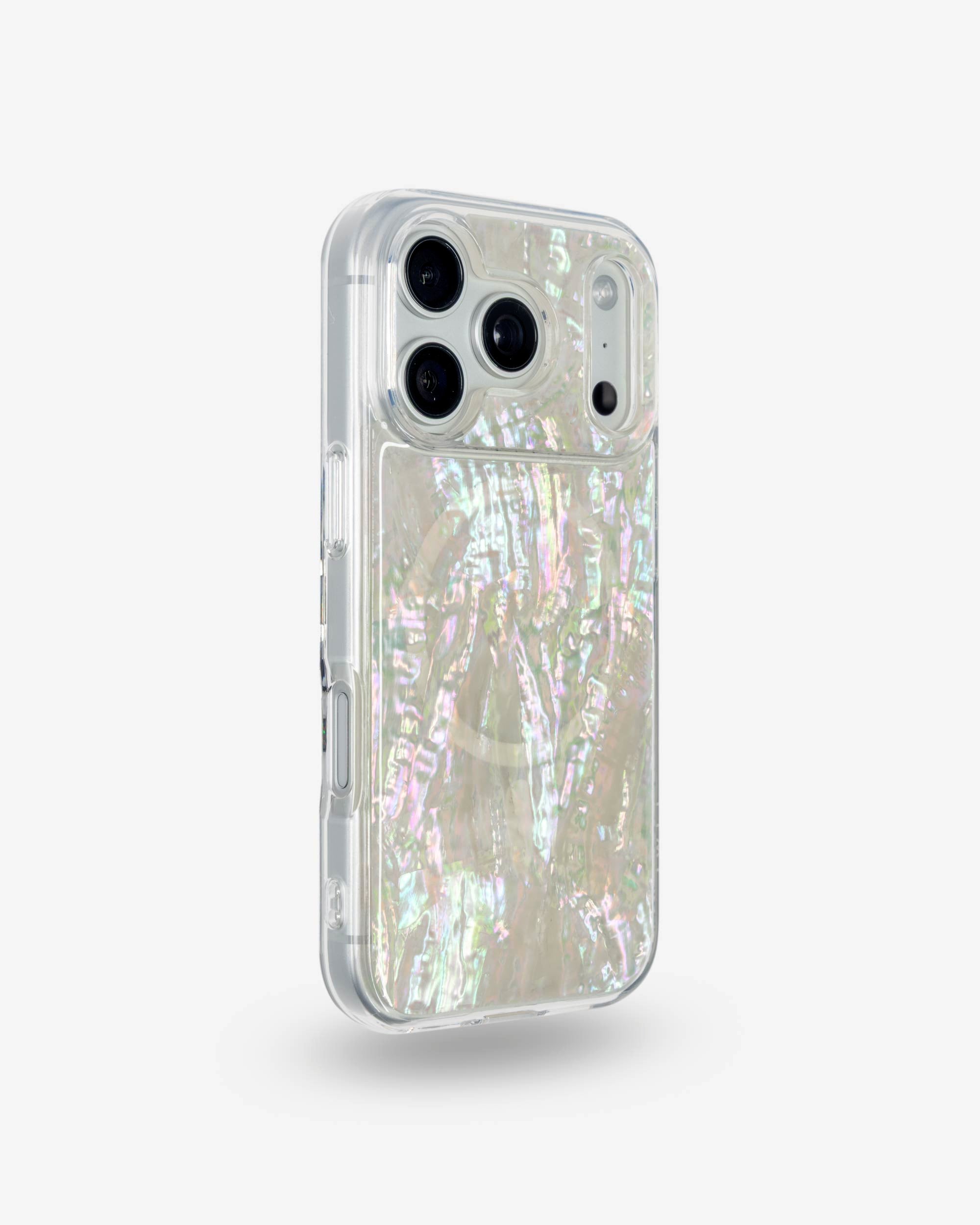 Opal Pearl iPhone Case, right side view