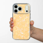 Apricot Shell iPhone Case held in hand, iPhone 17 Pro Max