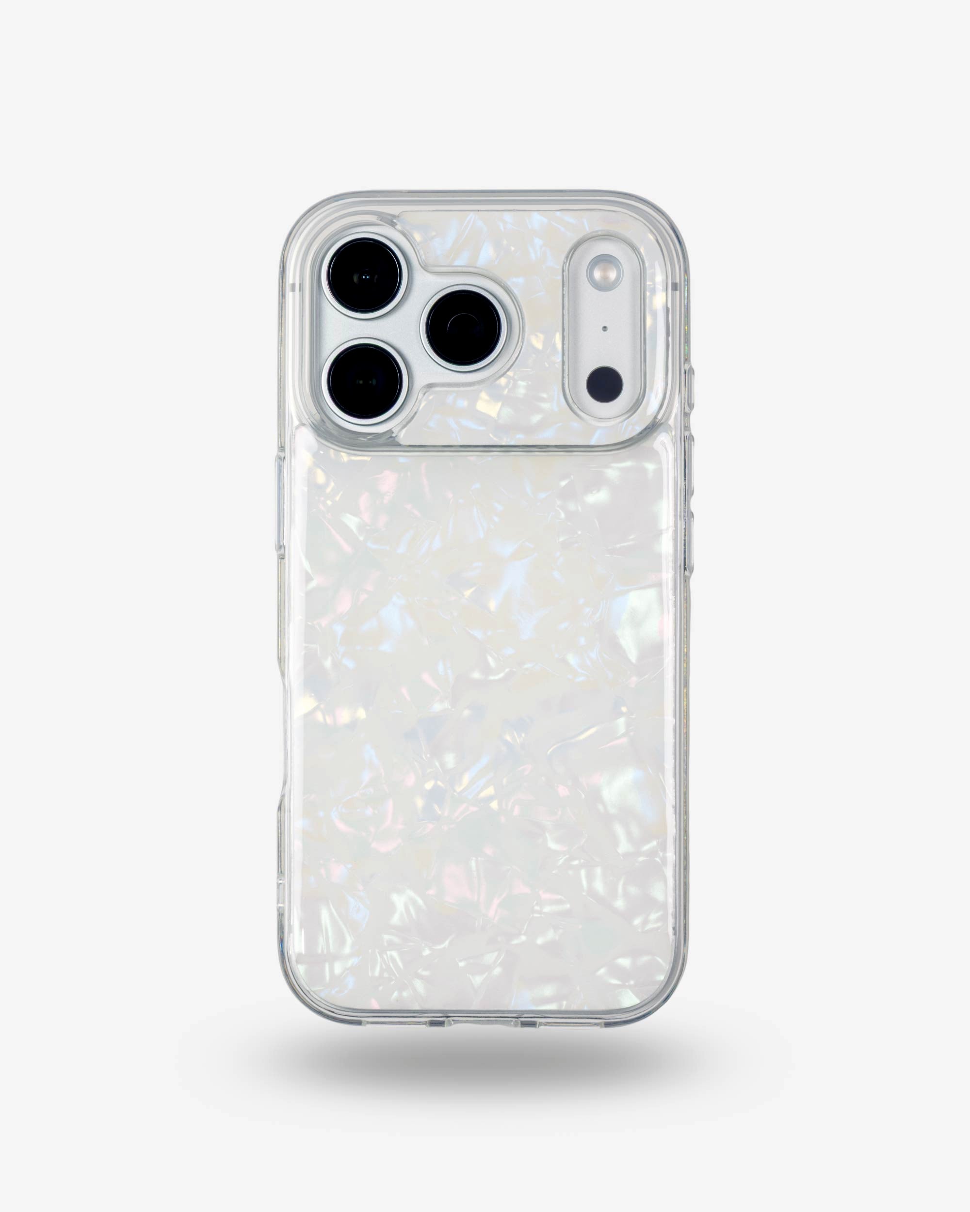 White Shell iPhone Case, iPhone 17 Pro