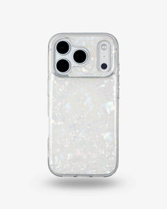 White Shell iPhone Case, iPhone 17 Pro
