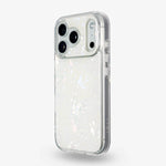 White Shell iPhone Case, left side view