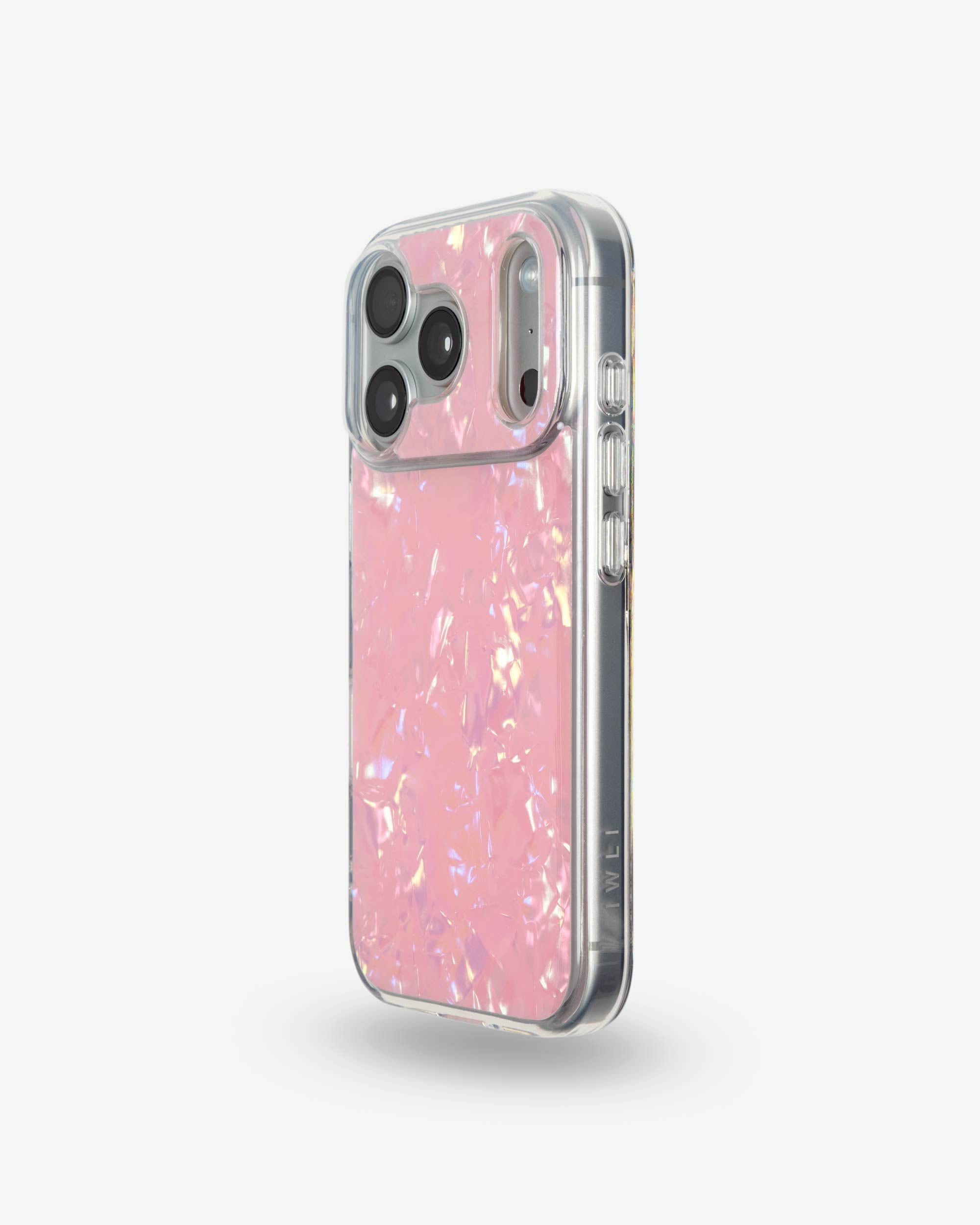 Pink Shell iPhone Case, left side view
