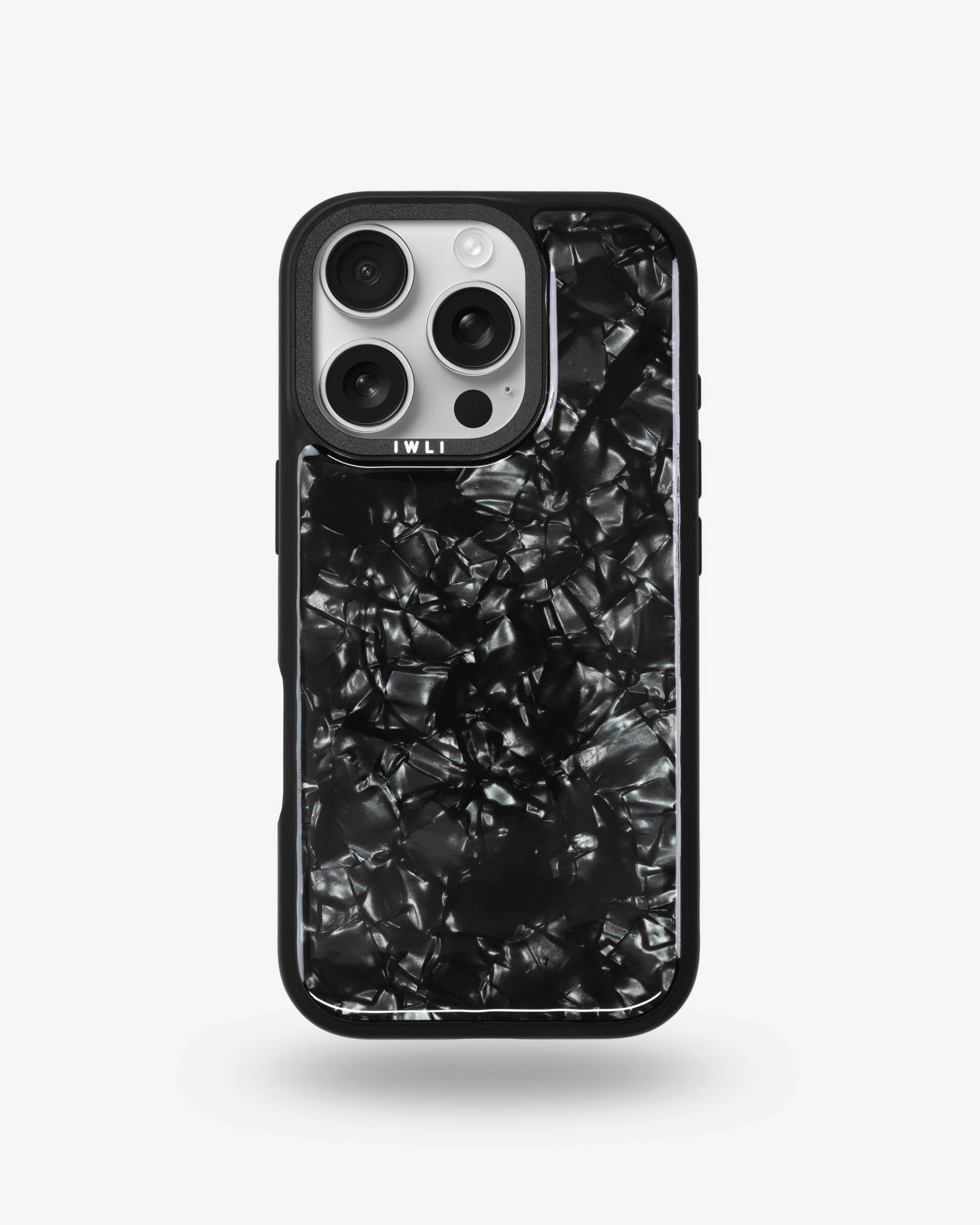 Black Shell iPhone Case, iPhone 16 Pro