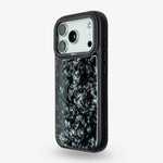 Black Shell iPhone Case, left side view
