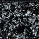 Black Shell iPhone Case, close-up of the finish
