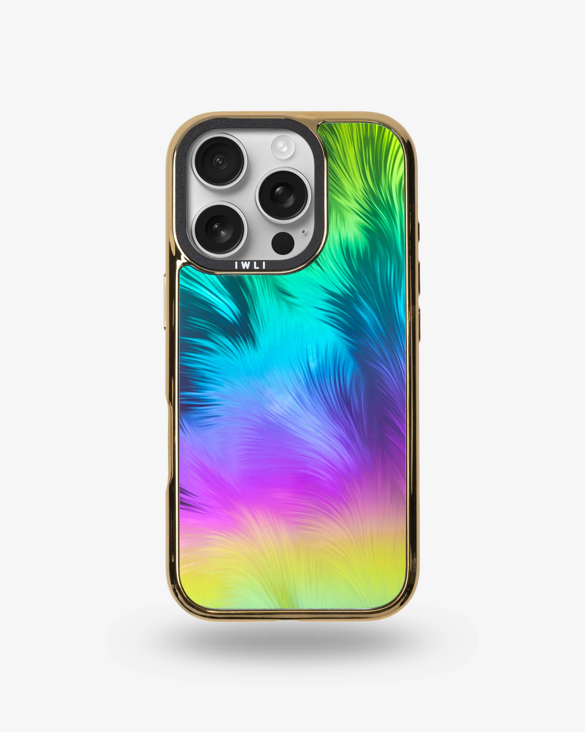 Peacock Feather Holo iPhone Case, iPhone 16 Pro