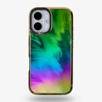 Peacock Feather Holo iPhone Case, iPhone 16