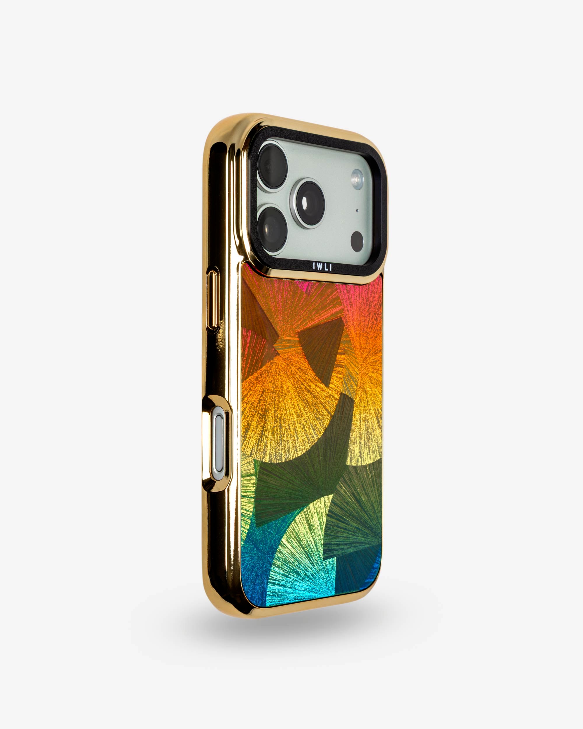 Sunset Fan Holo iPhone Case, right side view
