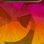 Sunset Fan Holo iPhone Case, close-up of the finish
