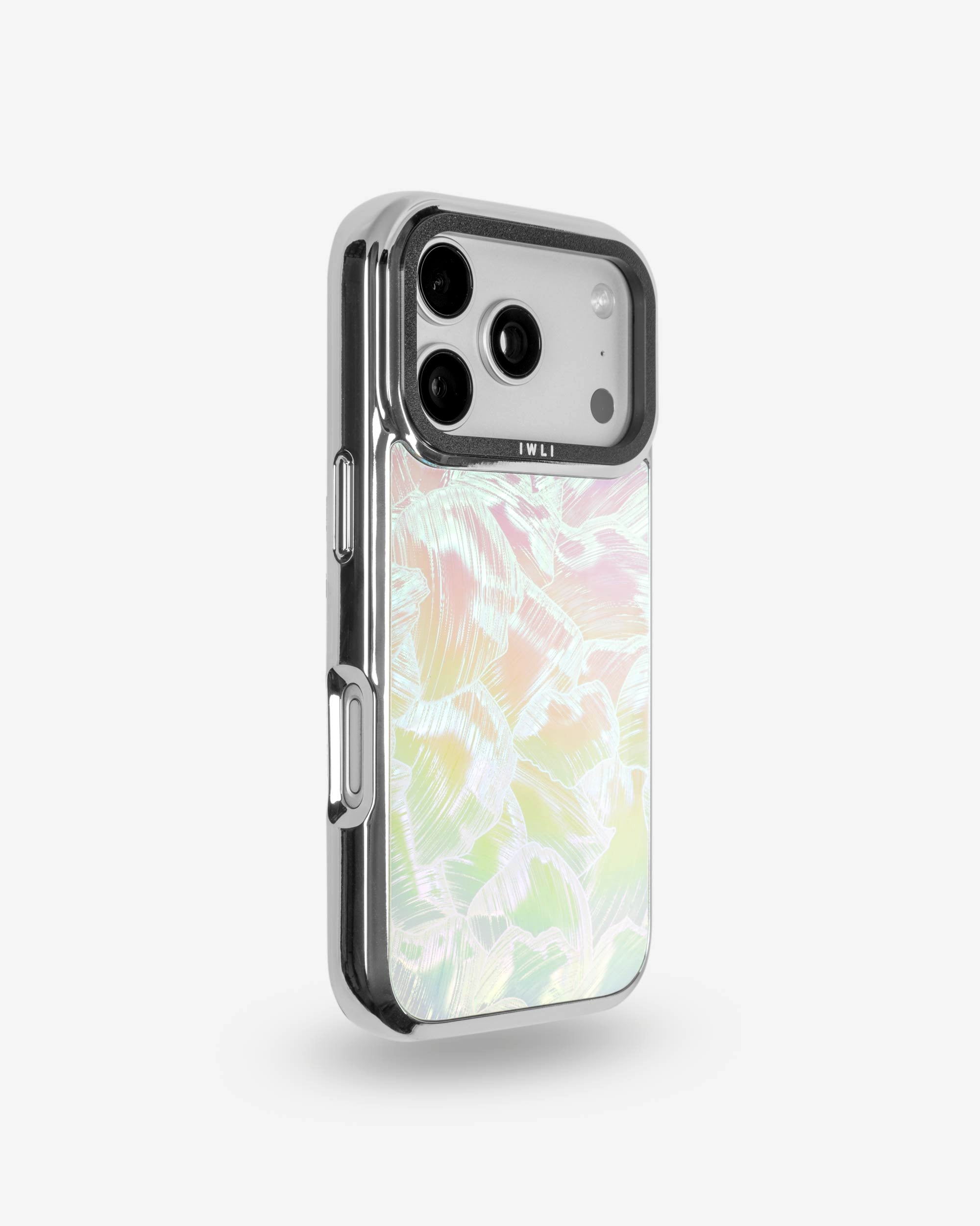 Pastel Petal Holo iPhone Case, right side view
