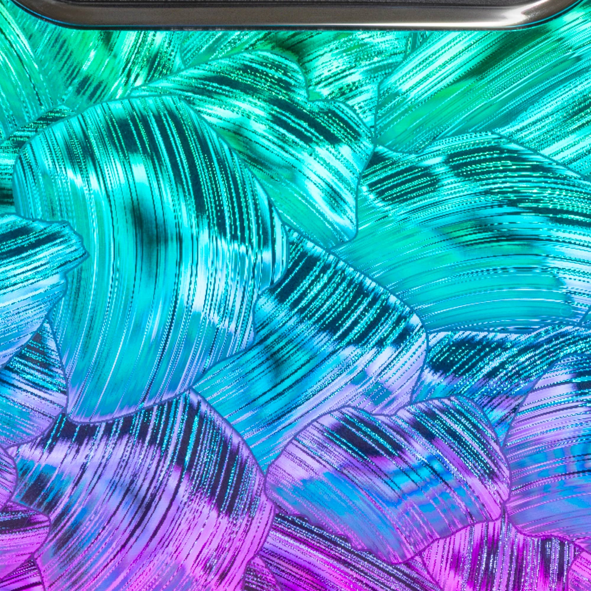 Mermaid Scale Holo iPhone Case, close-up of the finish