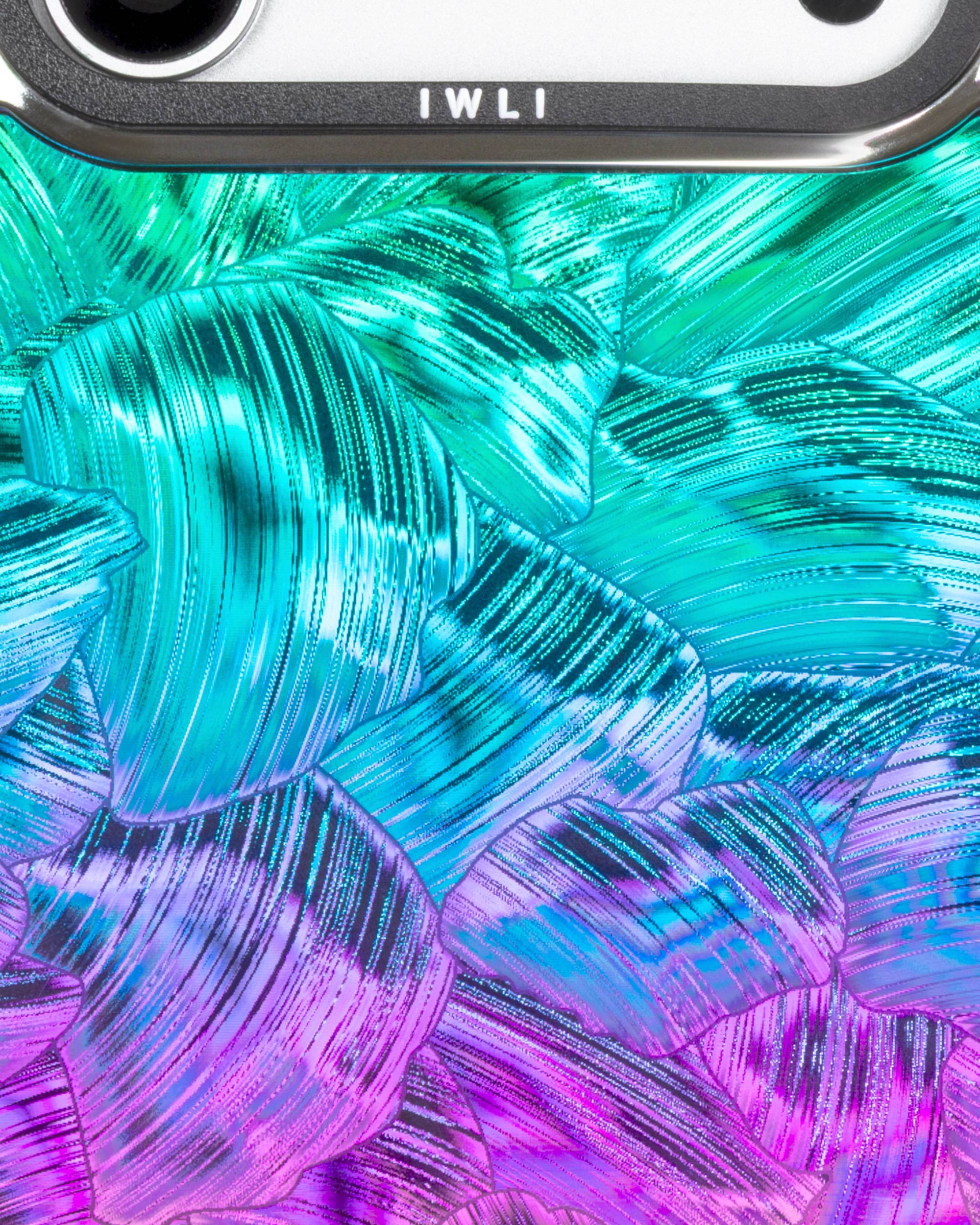 Mermaid Scale Holo iPhone Case, close-up of the finish