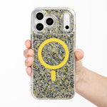 Starlight Sparkle iPhone Case held in hand, iPhone 17 Pro Max
