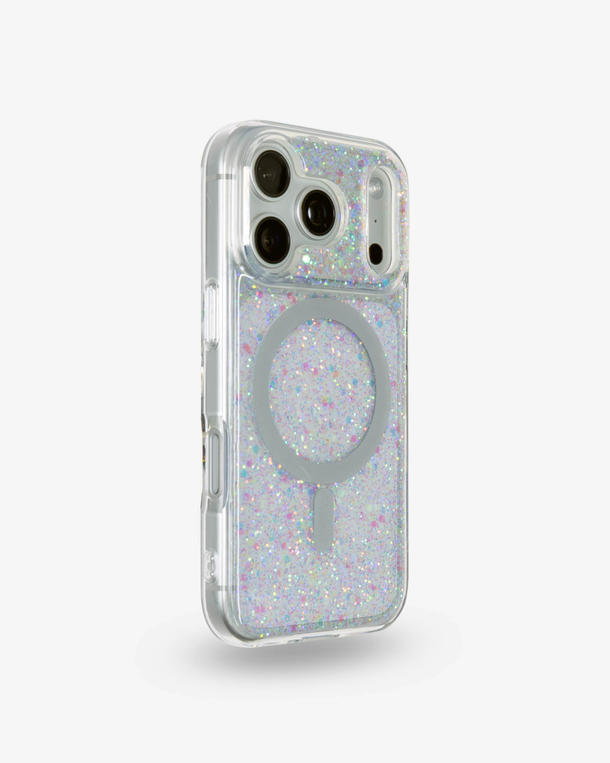Opal Sparkle iPhone Case, right side view
