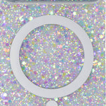 Opal Sparkle iPhone Case, close-up of the finish