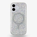 Silver Sparkle iPhone Case, iPhone 16