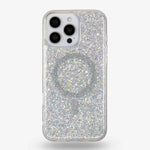 Silver Sparkle iPhone Case, iPhone 16 Pro Max