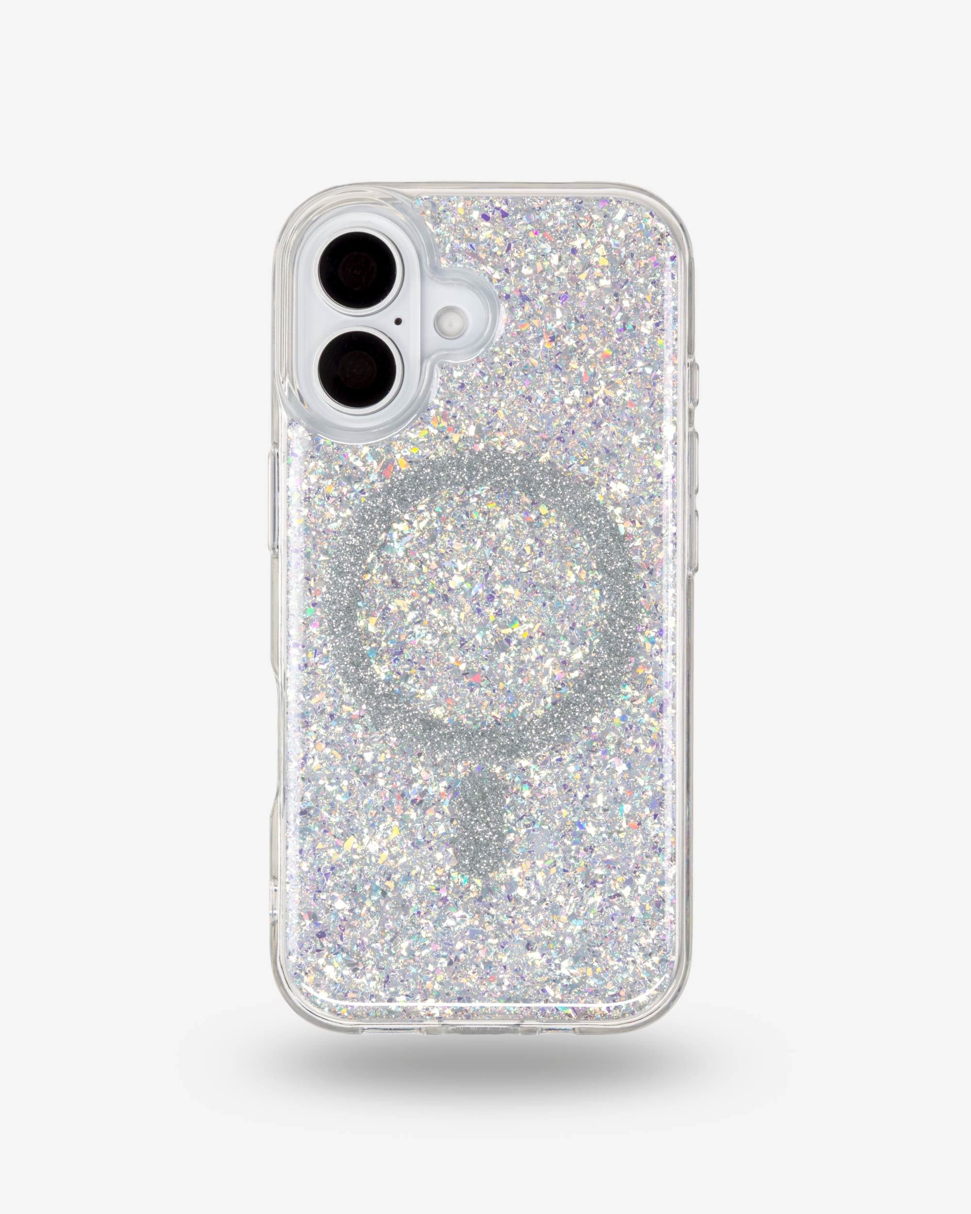 Silver Sparkle iPhone Case, iPhone 17