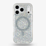 Silver Sparkle iPhone Case, iPhone 17 Pro