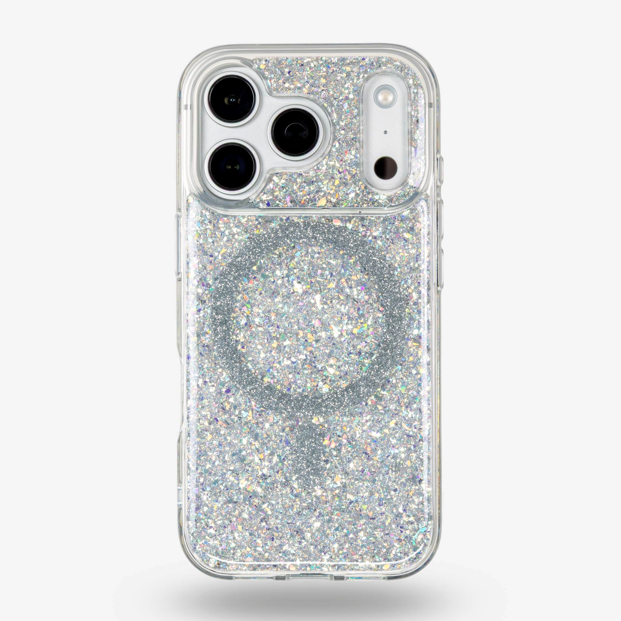 Silver Sparkle iPhone Case, iPhone 17 Pro