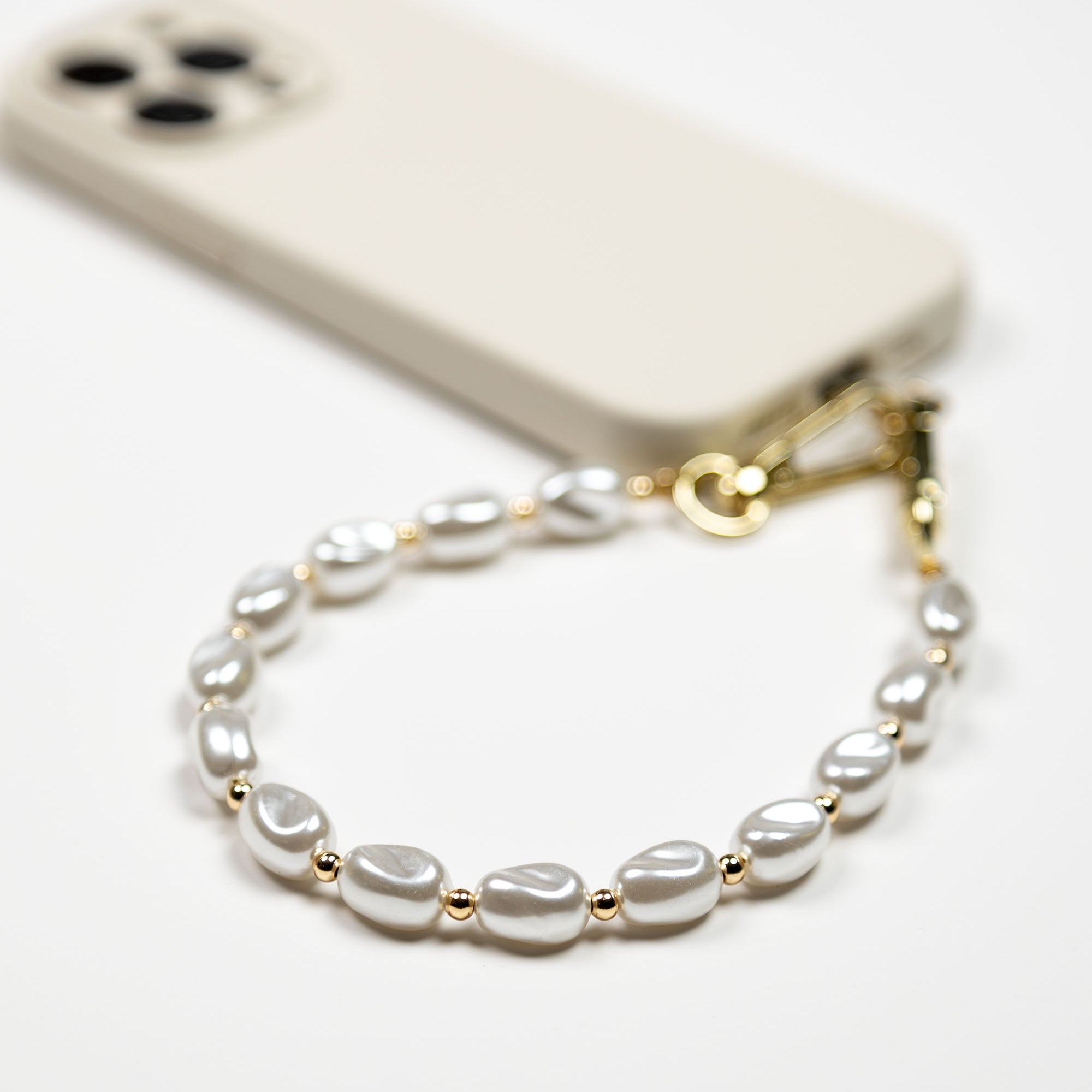 Classic Pearl Phone Charm