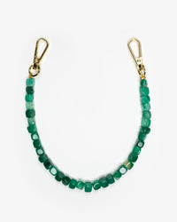 Emerald Green Agate Beads Phone Charm