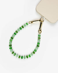 Green Ombre Beads Phone Charm