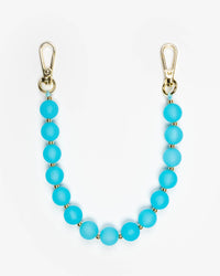 Blue Frost Beads Phone Charm