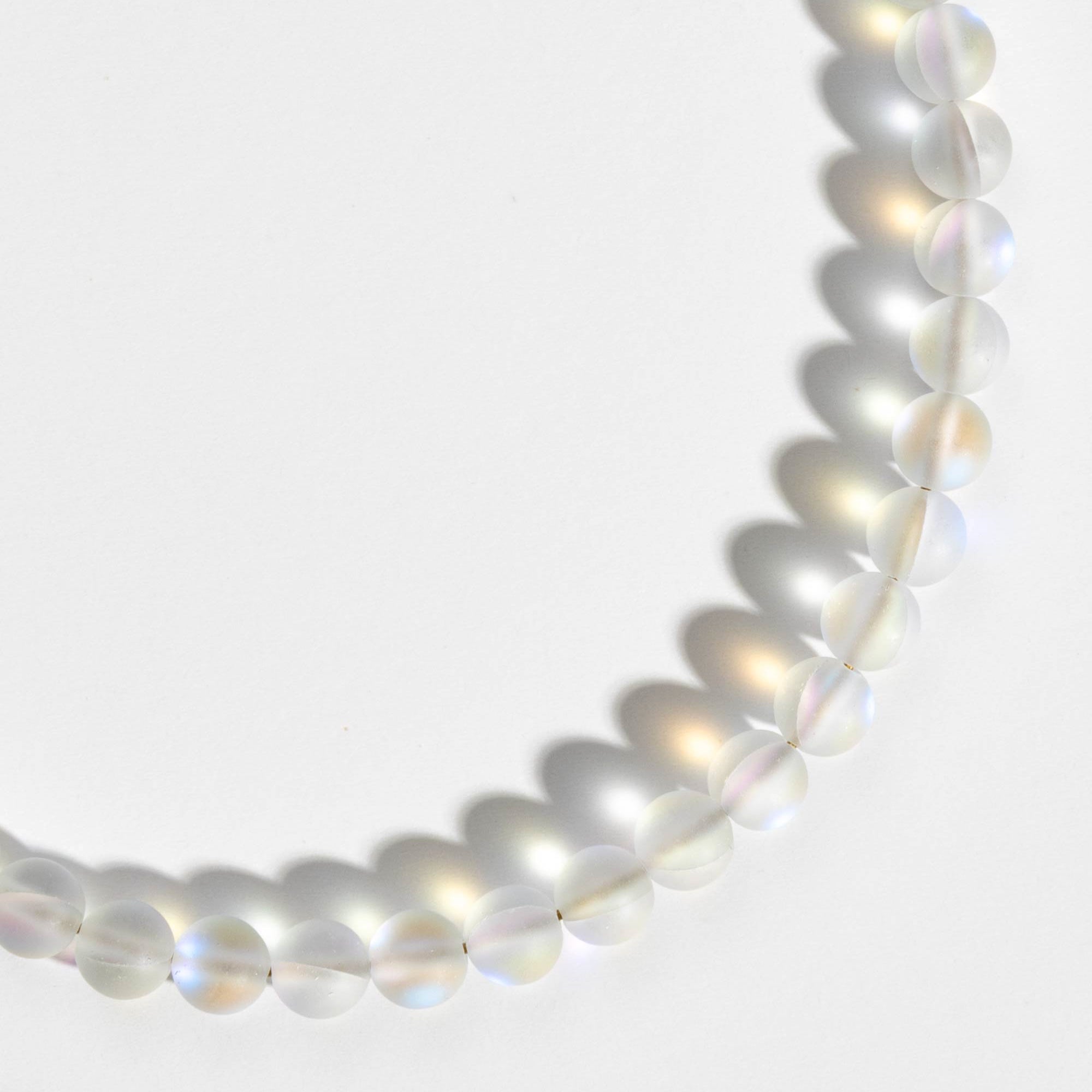 Pearl Moonstone Glow Phone Charm