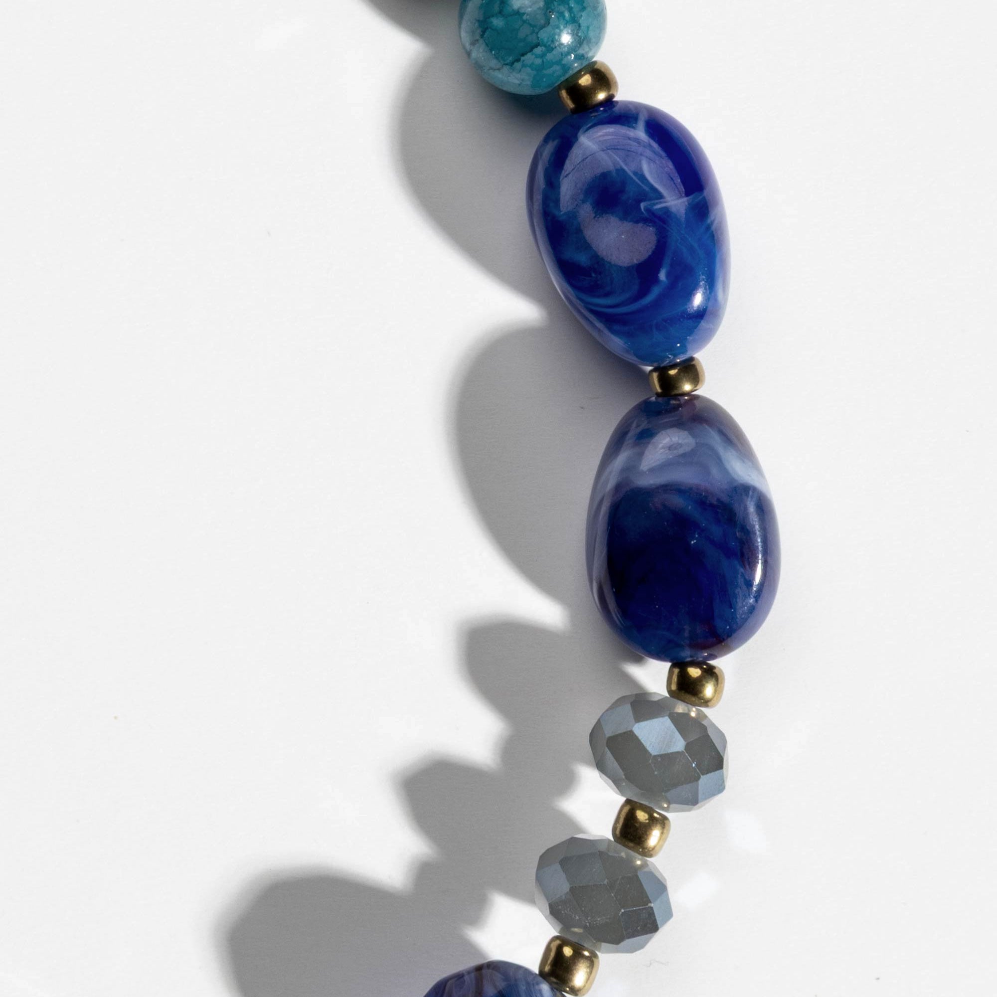 Cobalt Mosaic Glow Phone Charm