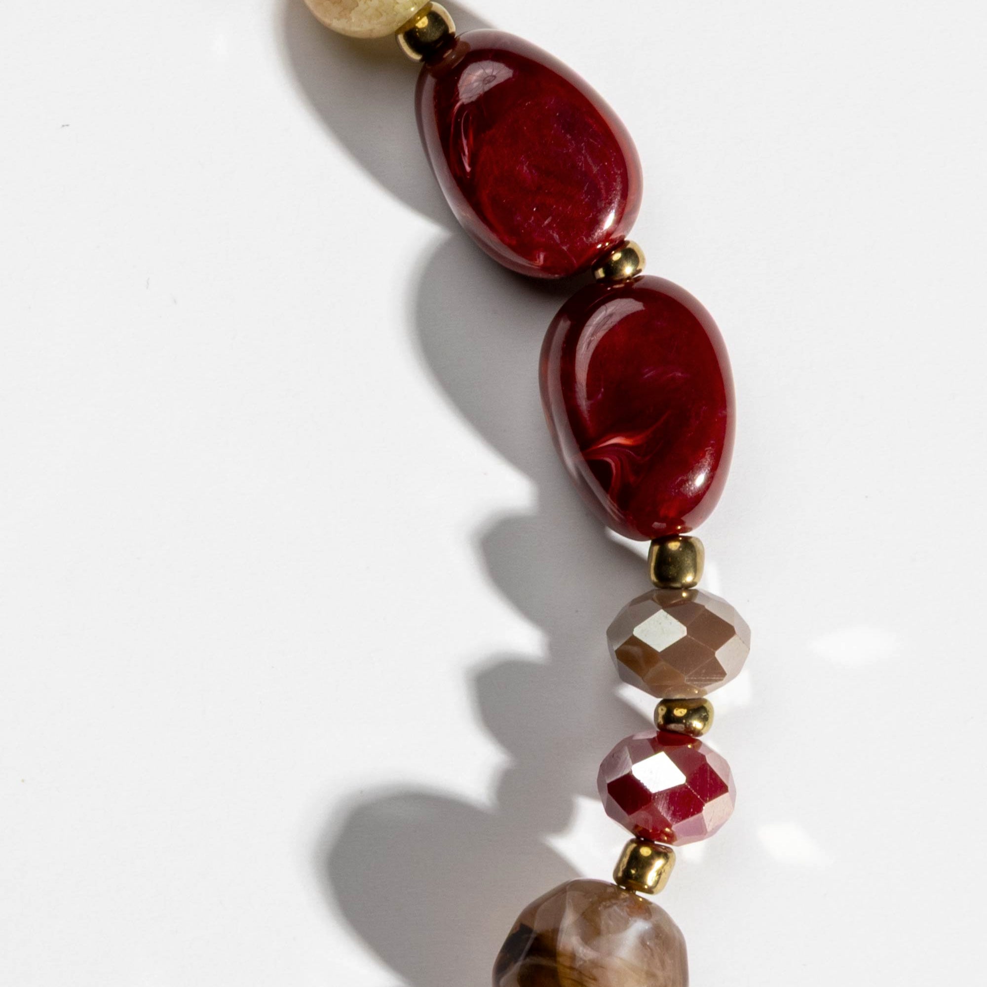 Cherry Mosaic Glow Phone Charm