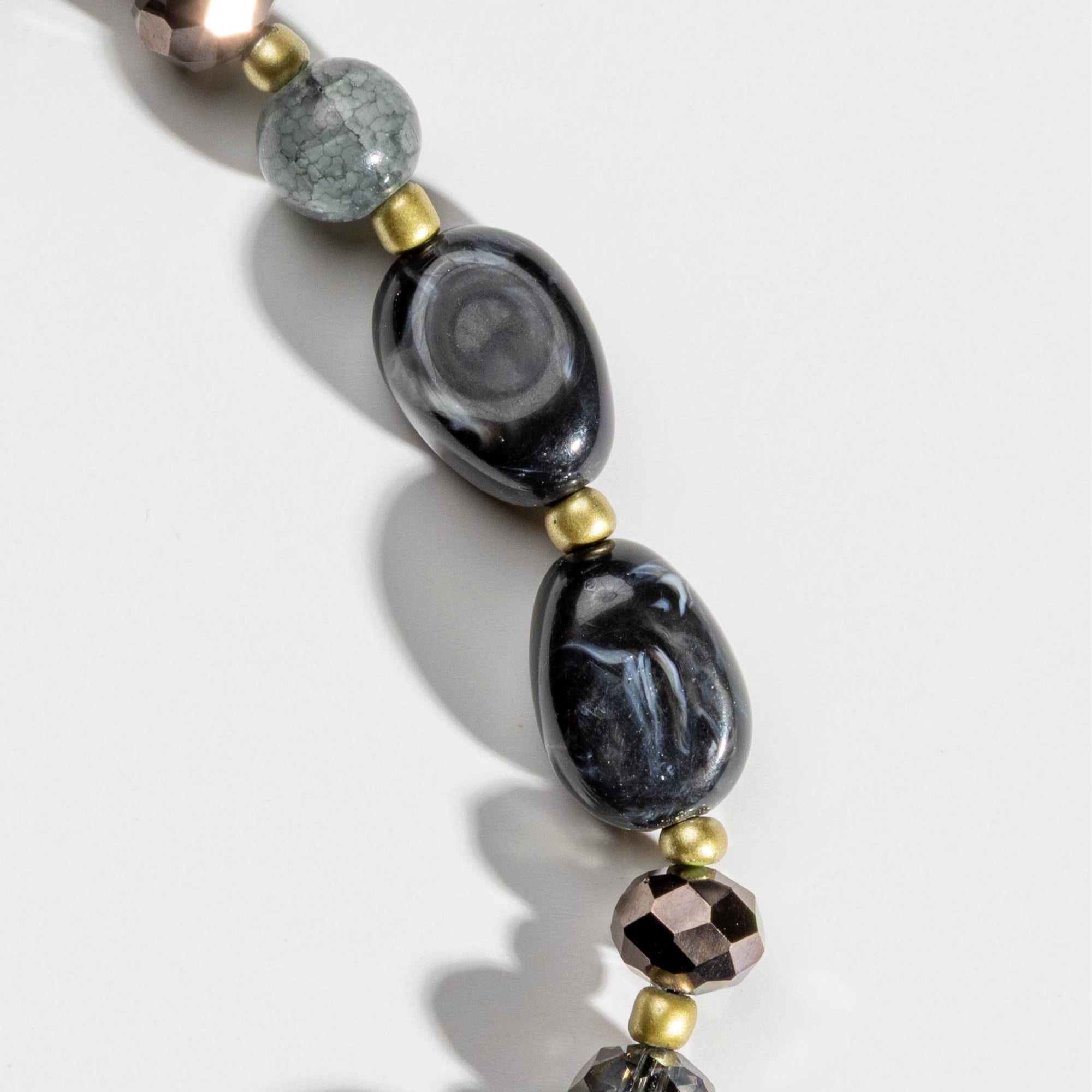 Graphite Mosaic Glow Phone Charm