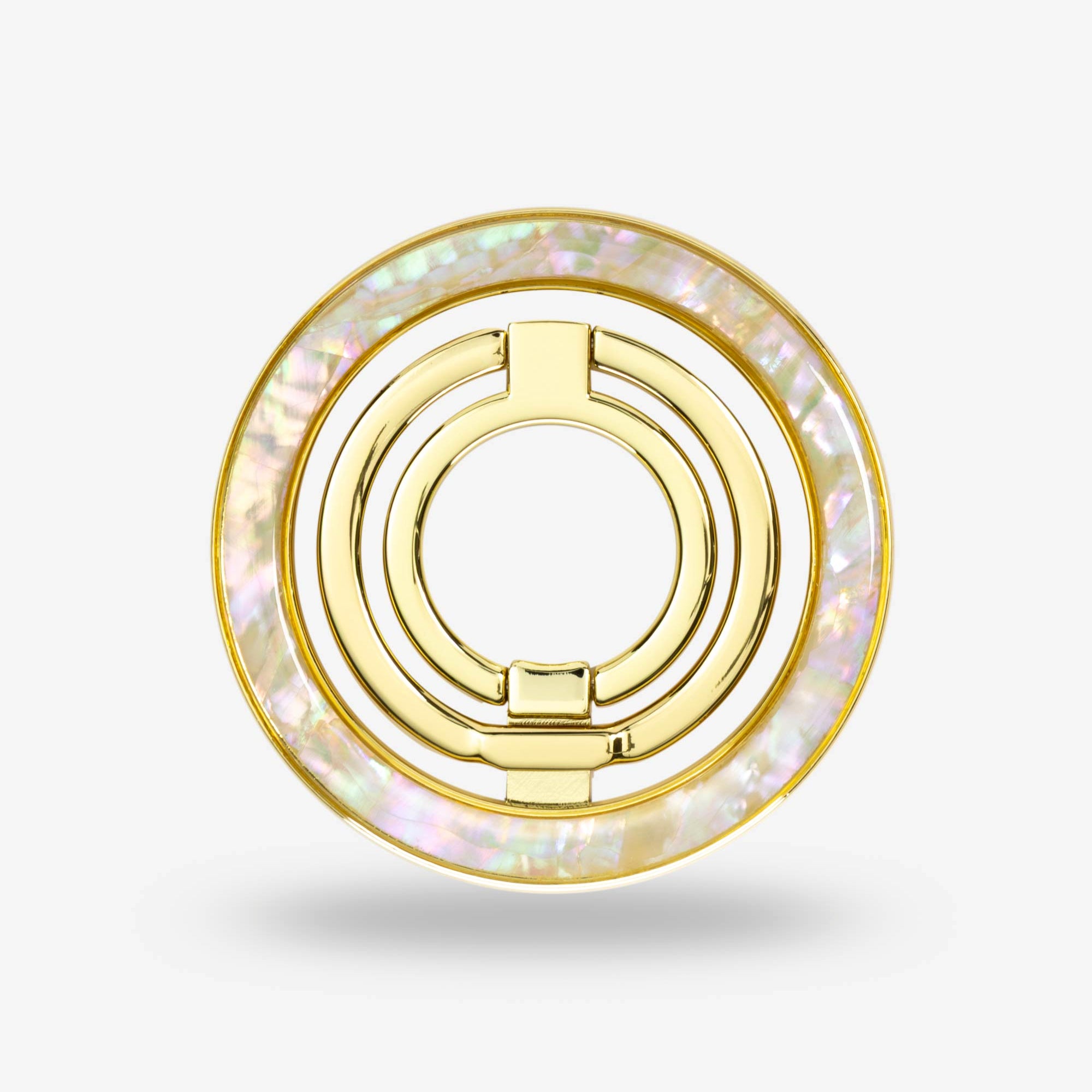 Opal Pearl Ring Stand — Gold-Tone