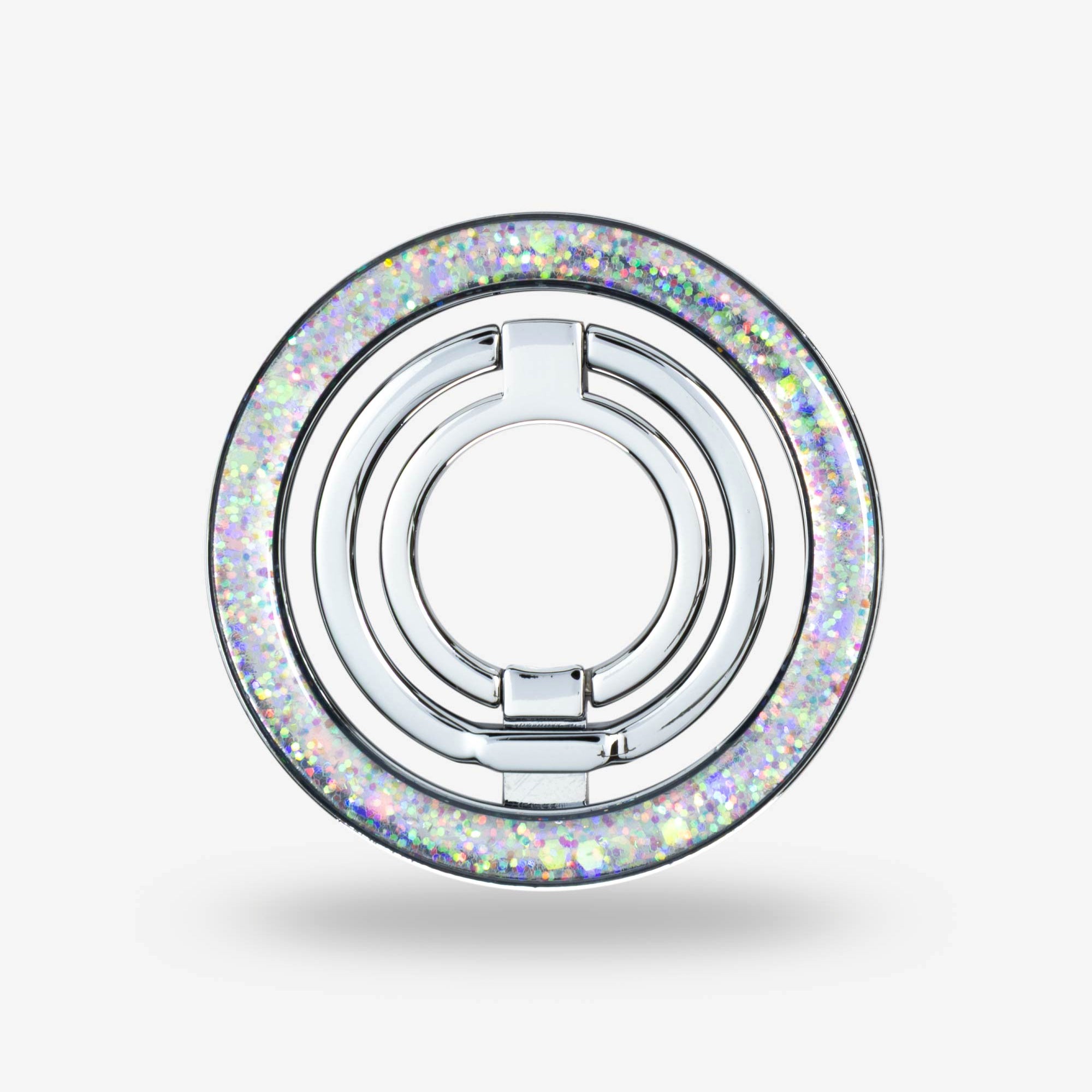 Opal Sparkle Ring Stand — Silver-Tone
