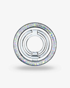 Opal Sparkle Ring Stand — Silver-Tone