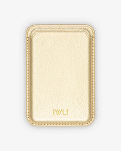 Gold Muse MagSafe Wallet, front view