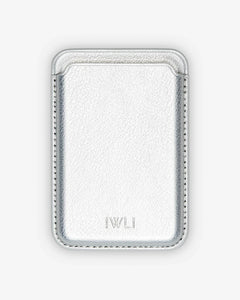 Silver Muse MagSafe Wallet, front view
